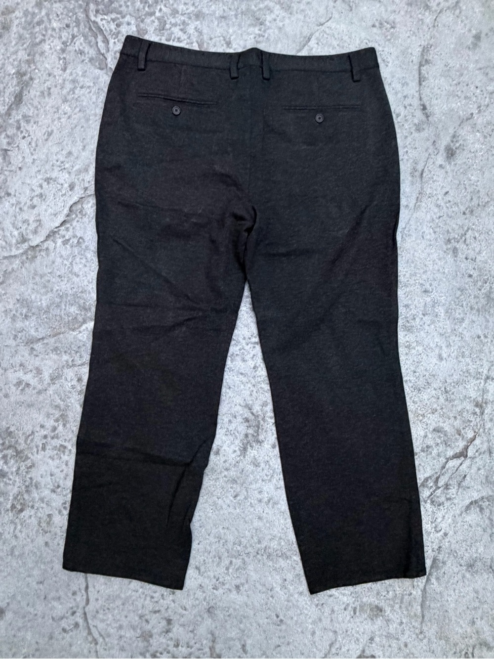 Kit and Ace Men’s Charcoal Grey Stretch Trousers Size 38 26” Inseam Tailored Pan